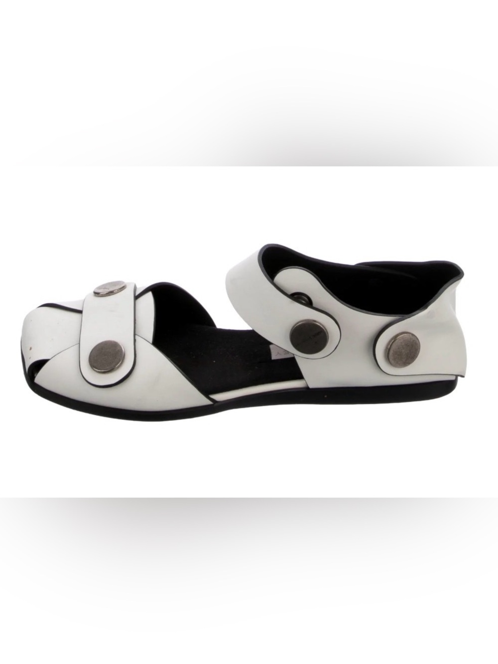 Stella McCartney Button detailed Flat Sandal 2017 Runway